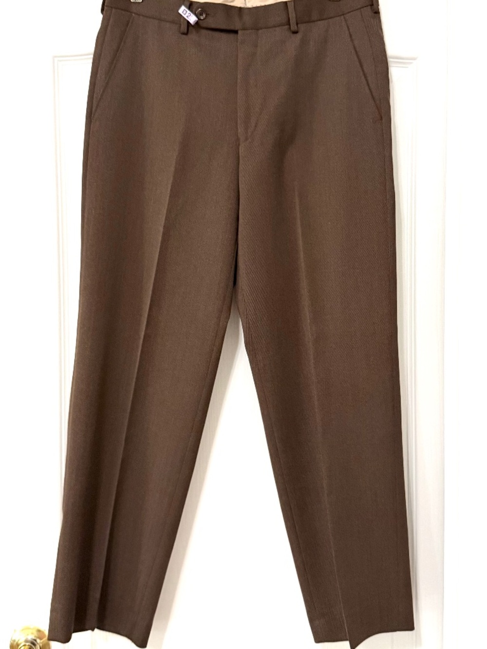 STONEHOUSE Vintage Men’s Brown Wool Dress Pants Trousers Sz 32